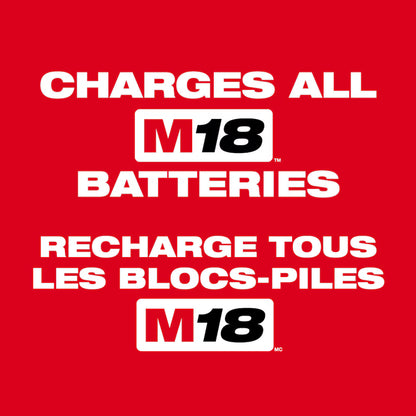 Milwaukee 2847-20 Tool 18-Volt M18 Lithium-Ion Brushless Cordless 100-Watt Powered TOP-OFF Charger and Power Supply