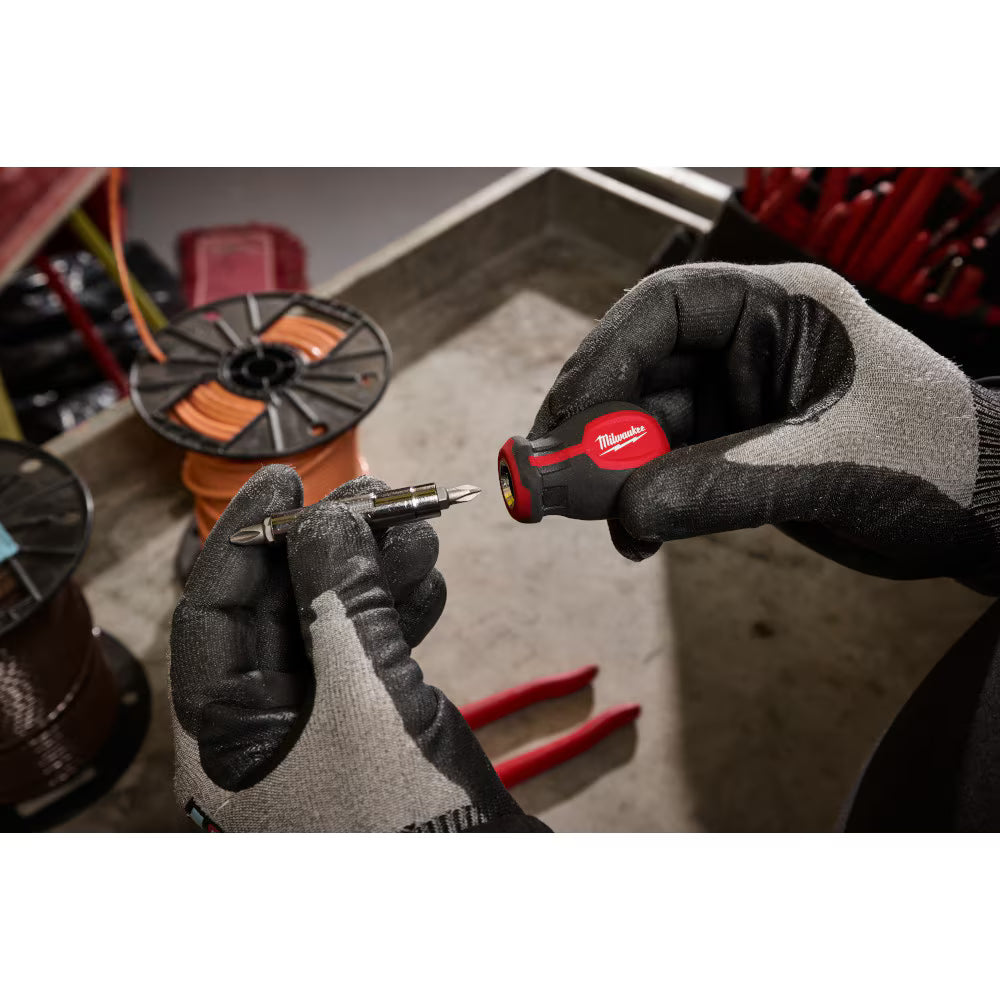Milwaukee 48-22-2763 Tool 11-in-1 Multi-Bit Screwdriver and 6-IN-1 Stubby Multi-Bit Screwdriver (2-Piece)