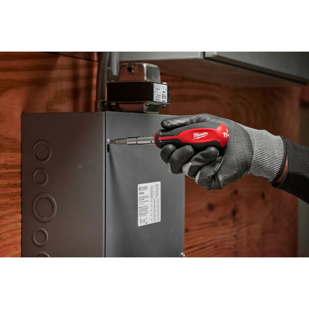 Milwaukee 48-22-2763 Tool 11-in-1 Multi-Bit Screwdriver and 6-IN-1 Stubby Multi-Bit Screwdriver (2-Piece)