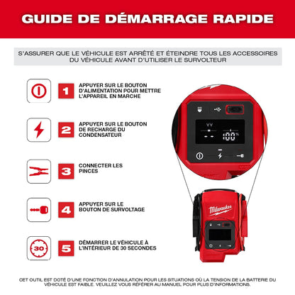 Milwaukee 3841-20 Tool M18 FUEL 18V Lithium-Ion HOTSHOT Jump Starter