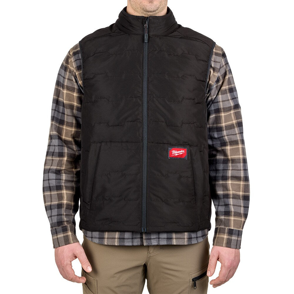 Milwaukee Tool Men's Black FREEFLEX Lightweight Insulated Vest