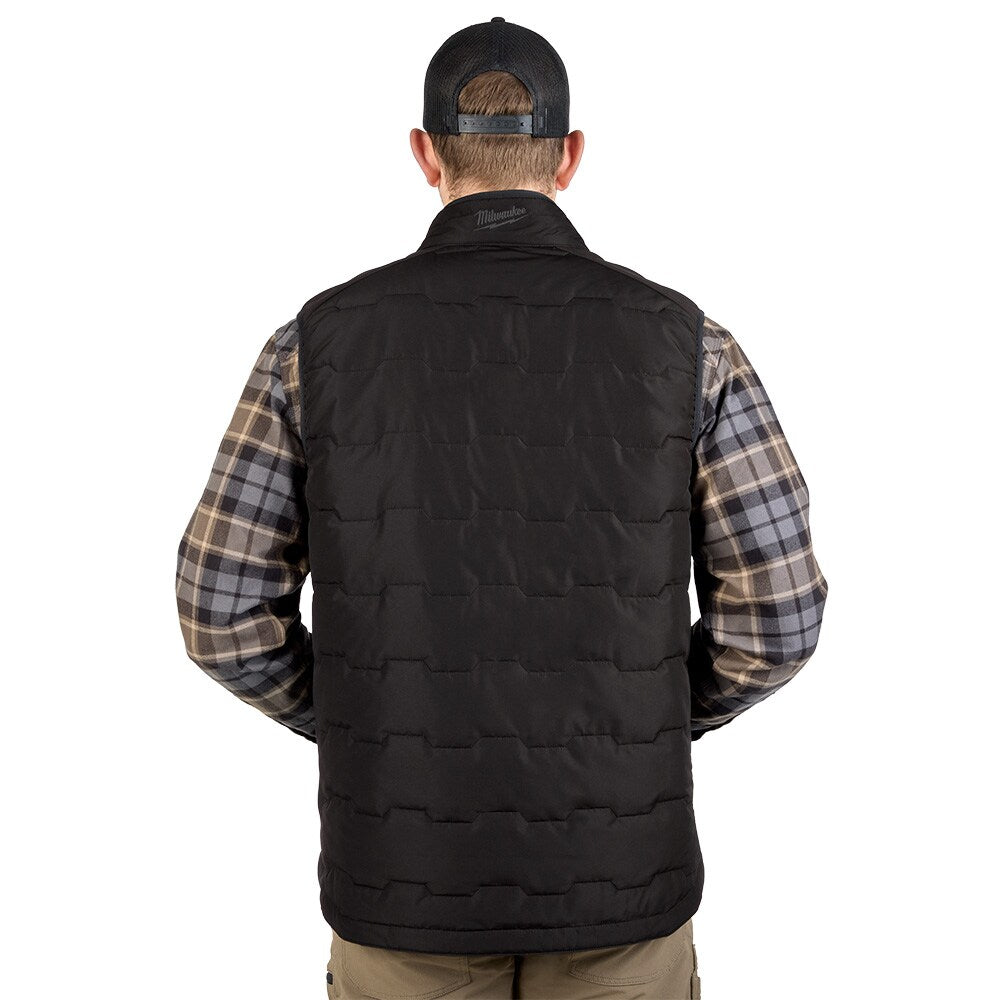 Milwaukee Tool Men's Black FREEFLEX Lightweight Insulated Vest