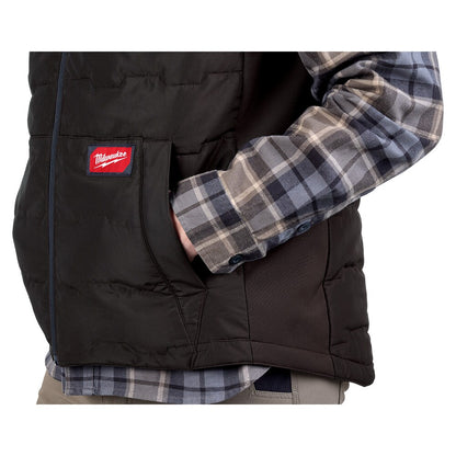 Milwaukee Tool Men's Black FREEFLEX Lightweight Insulated Vest