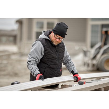 Milwaukee Tool Men's Black FREEFLEX Lightweight Insulated Vest