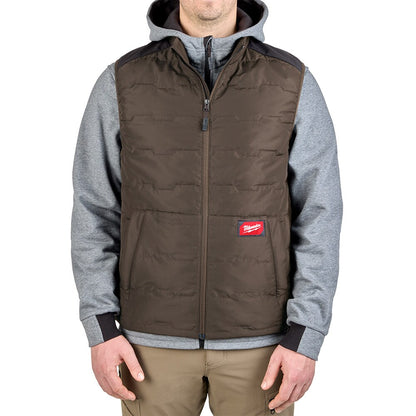 Milwaukee Tool Men's Brown FREEFLEX Lightweight Insulated Vest