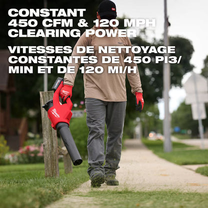 Milwaukee 3044-20 Tool M18 Brushless 120 MPH 450 CFM 18V Li-Ion Cordless Handheld Leaf Blower (Tool-Only)