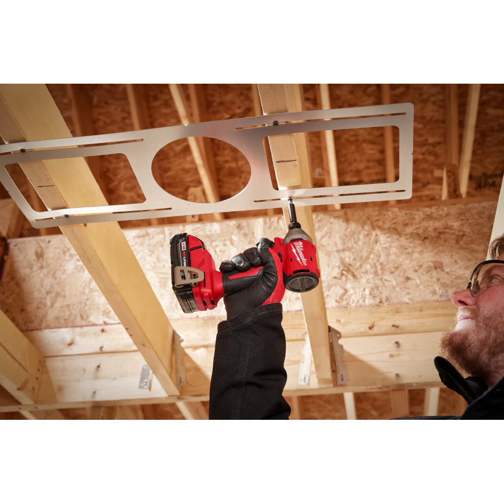 Milwaukee 3650-21P Tool M18 18V Li-Ion Compact Brushless Cordless 1/4in. Impact Driver Kit w/ (1) 2.0 Ah Battery and Charger