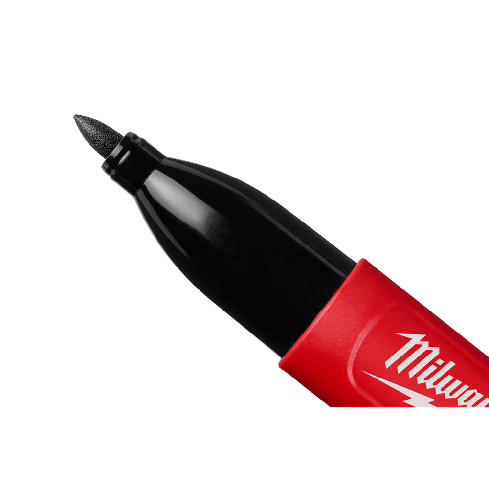 Milwaukee 48-22-3113 Tool INKZALL Double Sided Black Jobsite Marker - Fine Point & Chisel Tip
