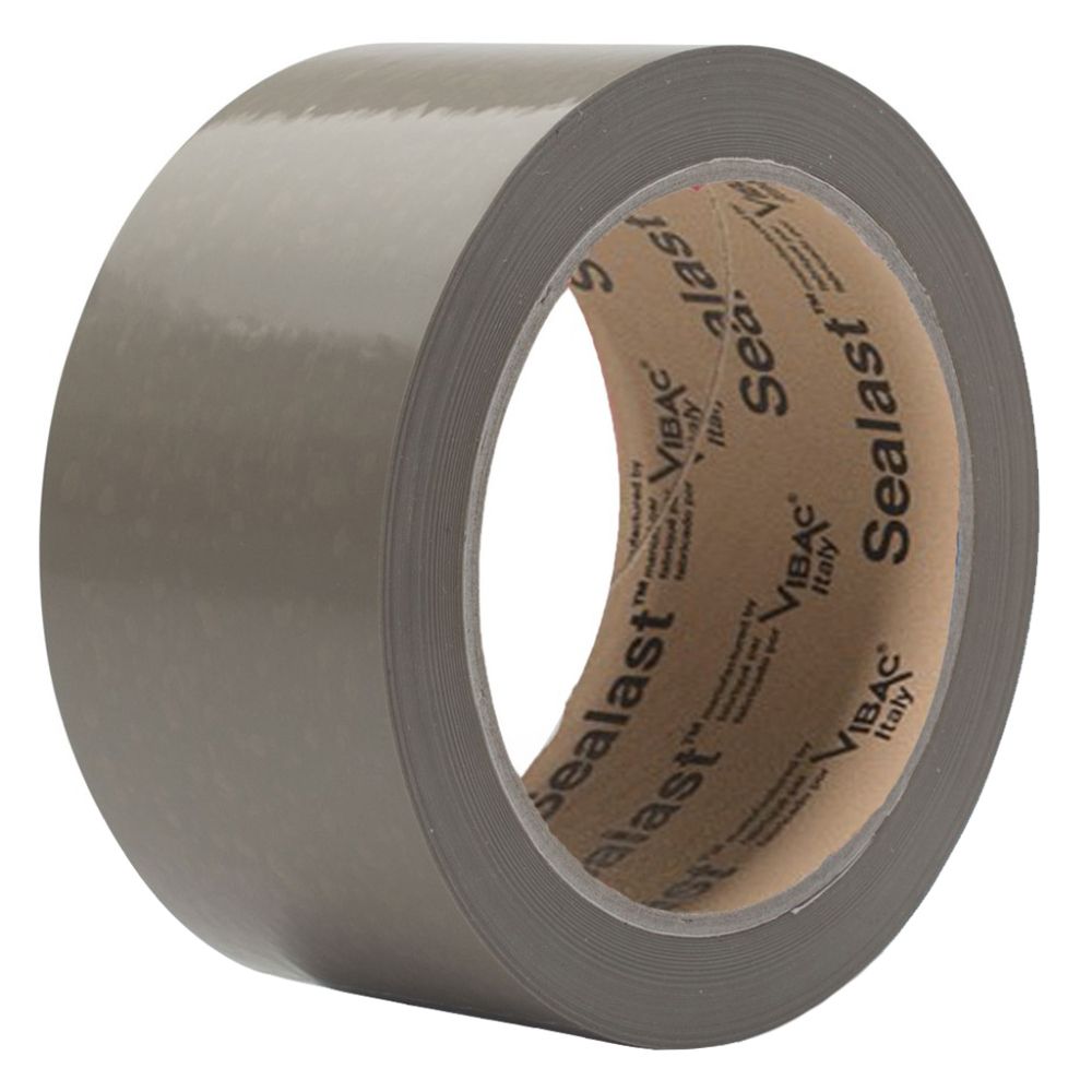 Vibac Sealast Tan Polypropylene Hot Melt Rubber Resin Tape 426 Roll 48MM x 100M