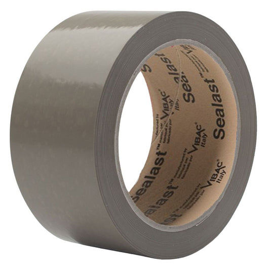 Vibac Sealast Tan Polypropylene Hot Melt Rubber Resin Tape 426 Roll 48MM x 100M