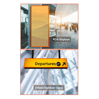 PET acrylic clear tape POS displays indoor outdoor signs bonding