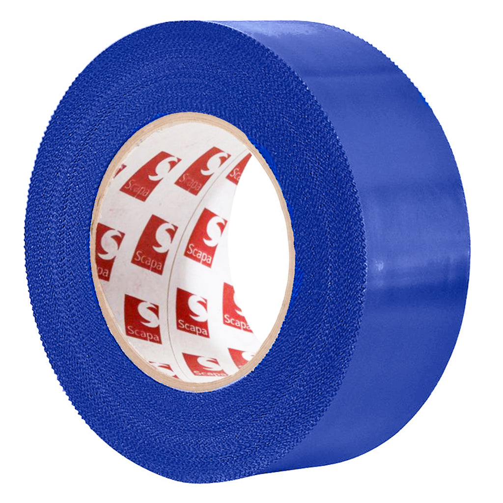Polyethylene Serrated Pinked Edges Blue Tape Roll