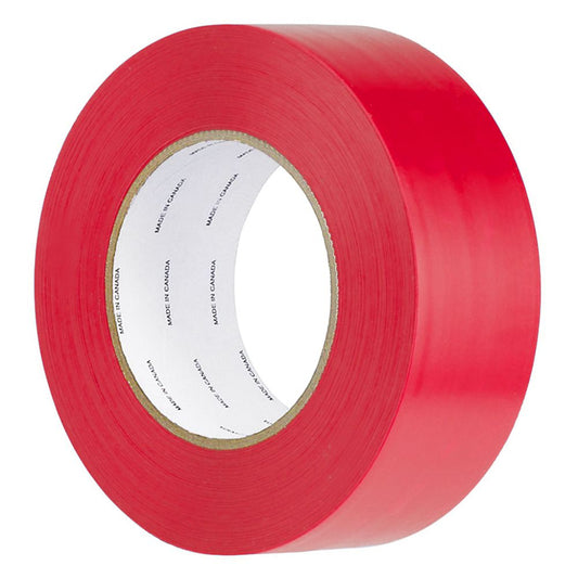 Polyethylene UV Stabilized Red Tape Roll  Made in Canada