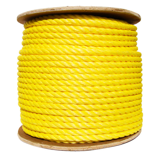 Yellow Polypropylene Rope PPR 1/4IN x 1310FT
