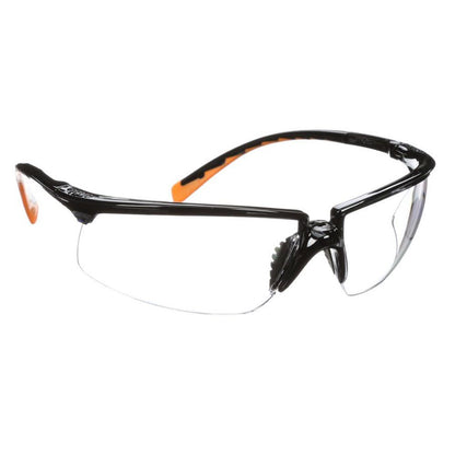 Privo clear anti-fog safety glasses front view