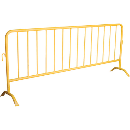 Portable Barrier, Interlocking, 102" L x 40" H, Silver