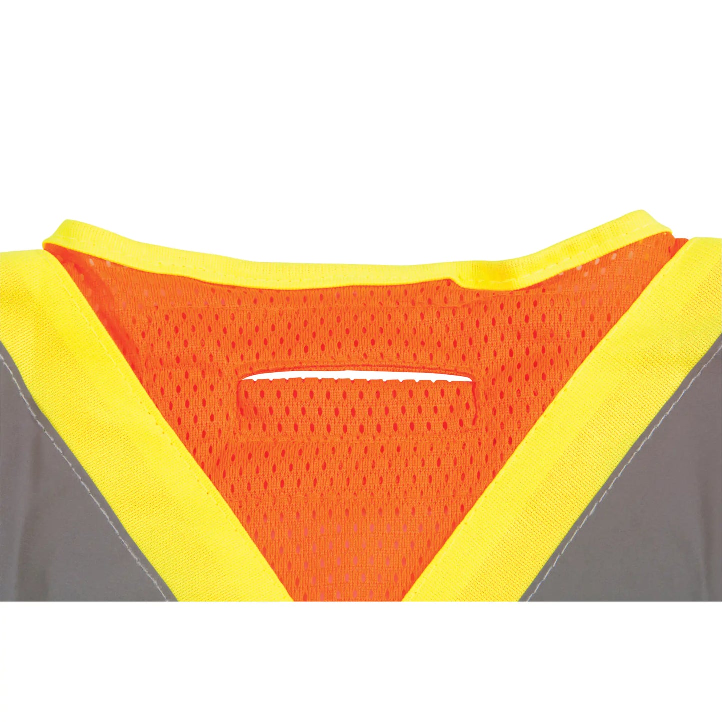 CSA-Compliant High Visibility Surveyor Vest – Orange, Medium, 5-Point Tear-Away, D-Ring Access, Machine Washable