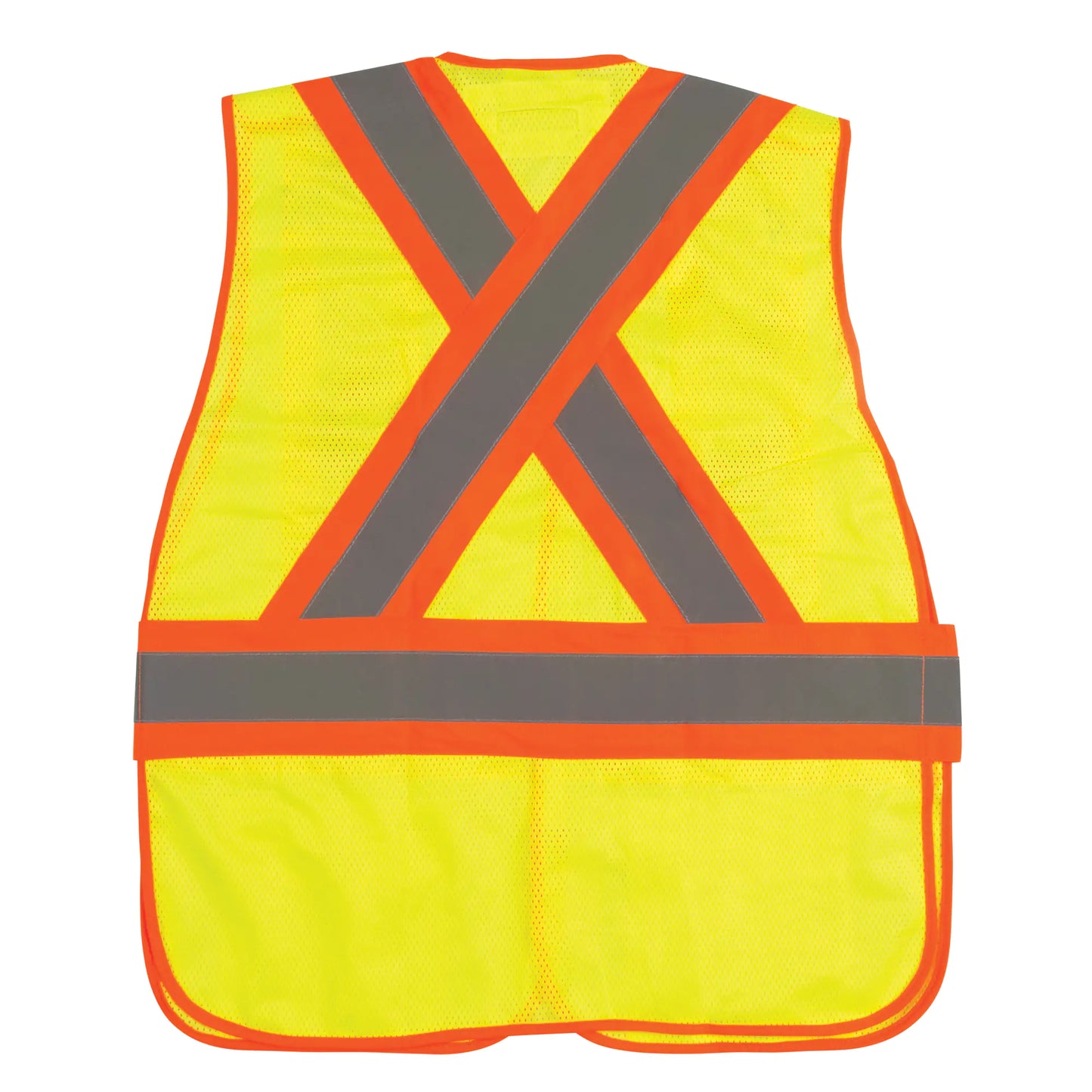 Flame-Resistant Surveyor Vest – High Visibility Lime-Yellow, Medium, CSA Z96 Class 2 Level 2