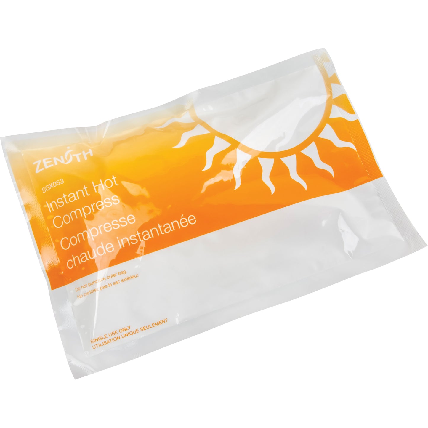 Instant Compress, Hot, Single Use, 6" x 9" – SGX053
