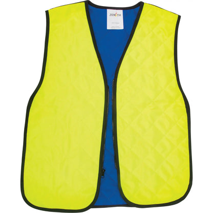 Evaporative Cooling Vest – Medium, High Visibility Lime-Yellow, Acrylic Polymer Crystal Technology