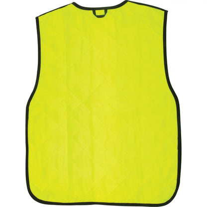 Evaporative Cooling Vest – Medium, High Visibility Lime-Yellow, Acrylic Polymer Crystal Technology