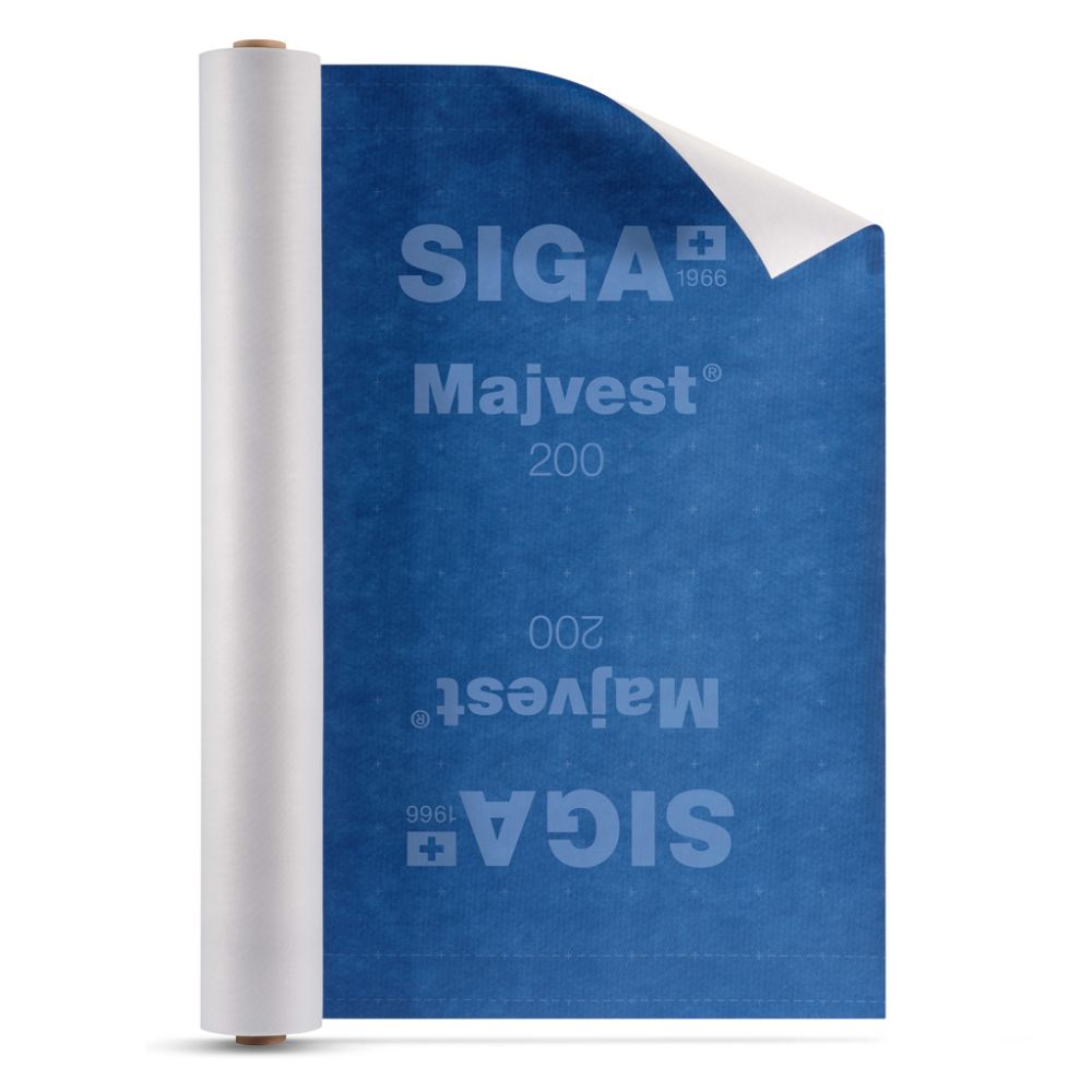 SIGA Majvest 200 Blue Air Barrier Water Resistive Membrane Roll 