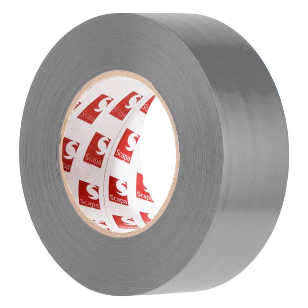 A single roll of industrial-grade silver 138 polyethylene tape, 48mm wide with a 9MIL heavy-duty backing and aggressive high-tack adhesive.