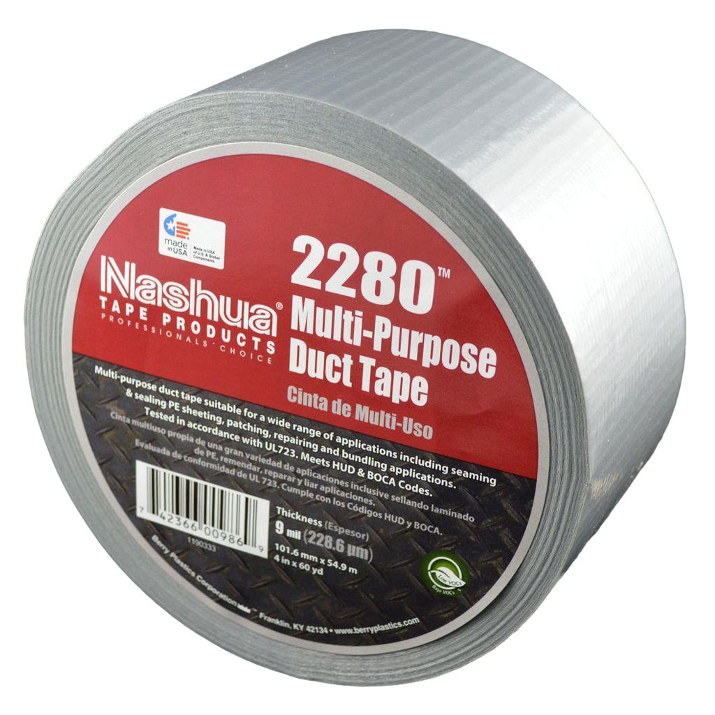 silver heavy duty duct tape roll  for high-strength adhesive repairs.