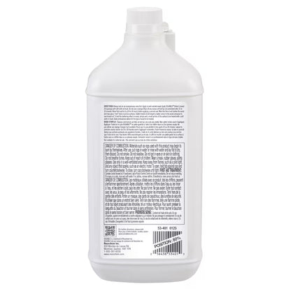 Back label of Solvable Boiled Linseed Oil showing directions and spontaneous combustion warning for oil-soaked rags