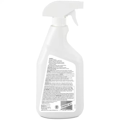 Back label of Solvable TSP Liquid Cleaner and Degreaser showing usage directions and safety warnings