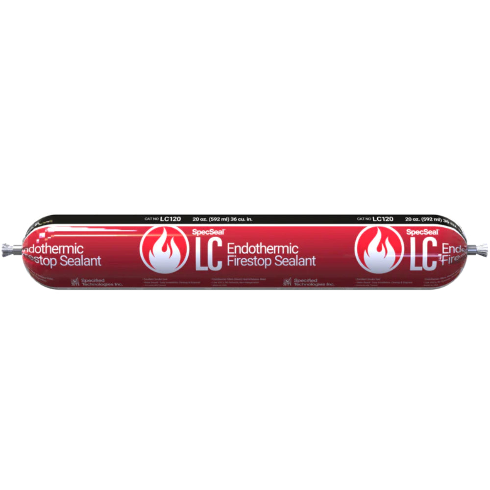 STI LC120 Specseal Endothermic Firestop Sealant 600ml sausage pack – fire rated caulk 