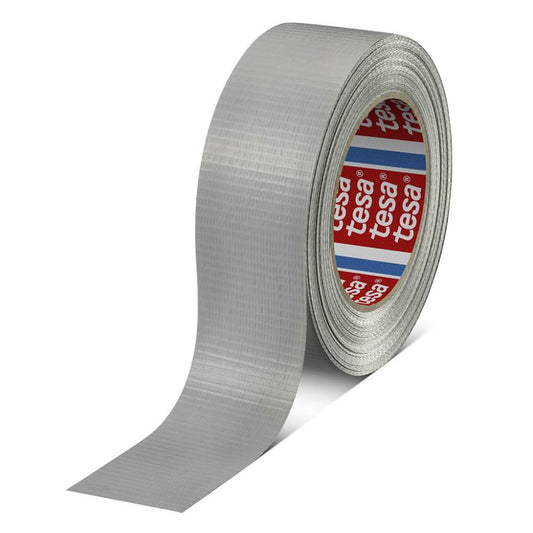 Tesa 64662 Silver Polyethylene Coated Cloth Duct Tape