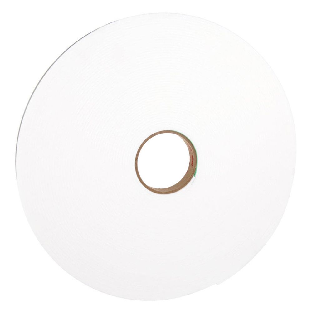 VHB 4959 White Polyester Film Liner Double-Coated Tape 12mm x 33m 120mil