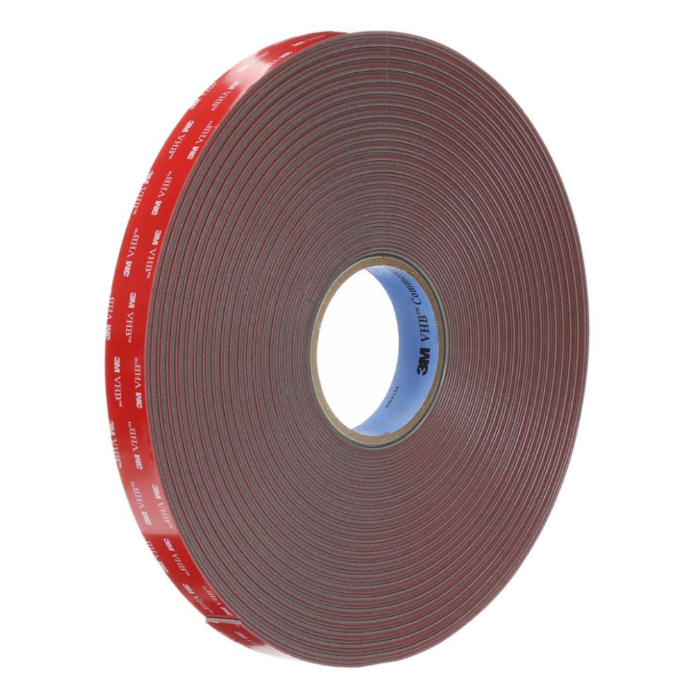 3M CV62F grey commercial vehicle VHB tape roll with red liner