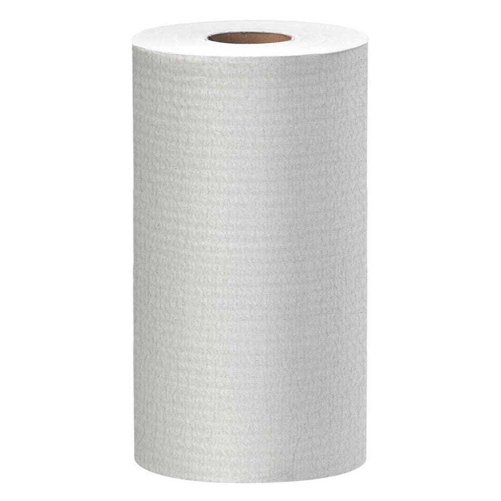WypAll GeneralClean X60 white multi-task cleaning cloths small roll, 130 sheets, 9.8in x 12.2in, SKU 35401