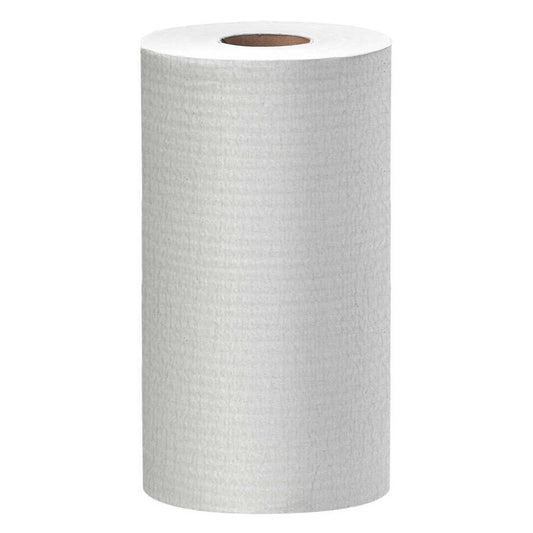 WypAll GeneralClean X60 white multi-task cleaning cloths small roll, 130 sheets, 9.8in x 12.2in, SKU 35401