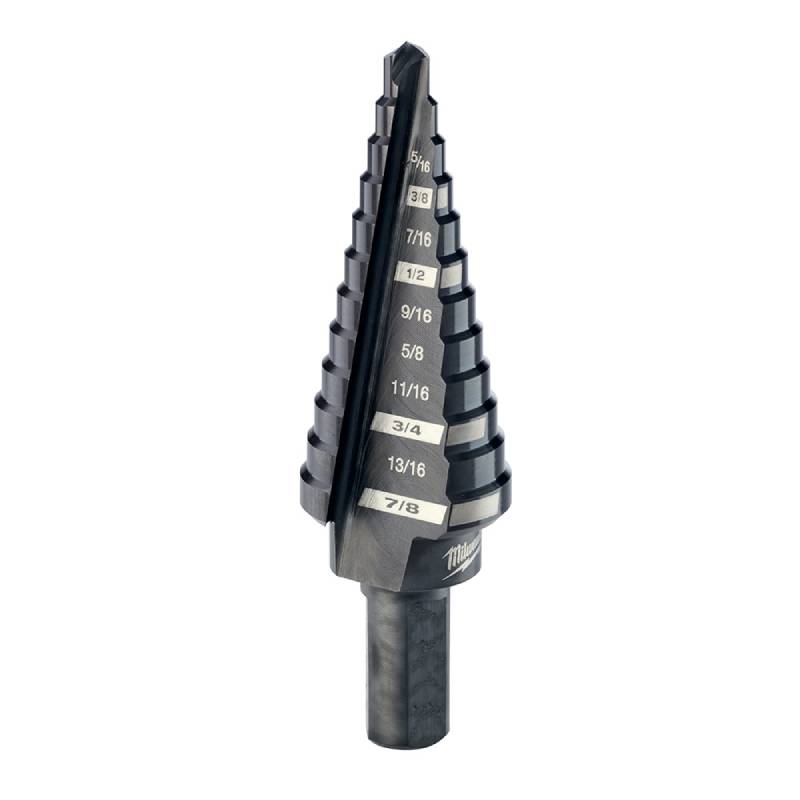 Milwaukee 48-89-9204 #4 Step Drill Bit (3/16in - 7/8in) - 12 Steps