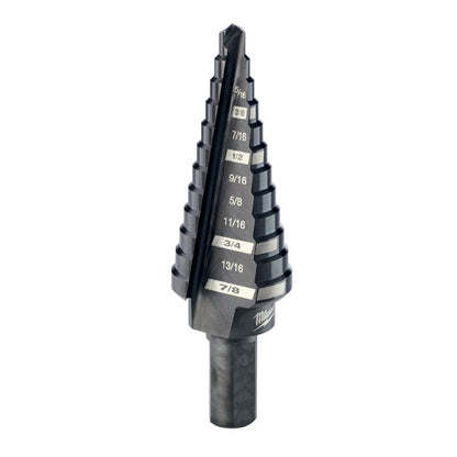 Milwaukee 48-89-9204 #4 Step Drill Bit (3/16in - 7/8in) - 12 Steps